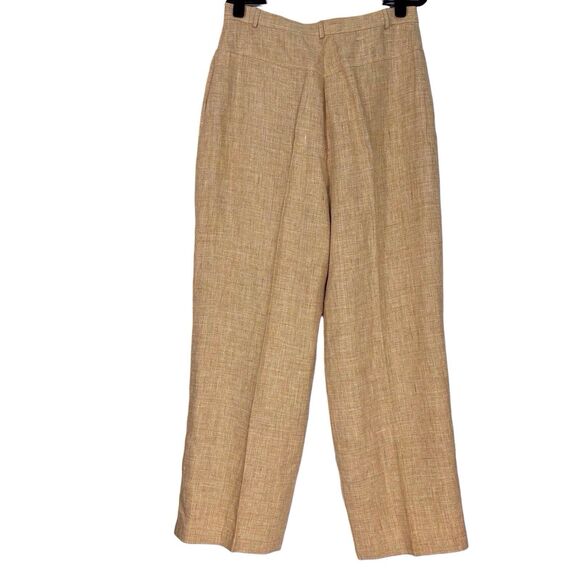 Chanel Identification Vintage Linen Pants Tan Women’s 44 US 12 Cruise 2000 - Picture 5 of 14